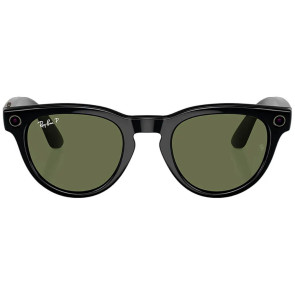 Смарт-очки Ray-Ban Meta Headliner Shiny Black Frame/Green Lenses (RW4009 601/9A 50-23)
