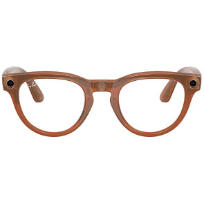 Смарт-очки Ray-Ban Meta Headliner Shiny Caramel Frame Clear/Sapphire Transitions (RW4009 6706MF 50-23)
