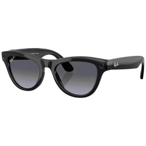 Смарт-очки Ray-Ban Meta Skyler Gen 2 Standard Shiny Black Frame/Gradient Graphite Lenses (RW4014 601/T3 52-20) (Уценка)
