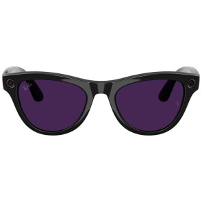 Смарт-очки Ray-Ban Meta Skyler Gen 2 St. Shiny Black Frame/Clear to Amethyst Transitions Lenses (RW4014 601/CH 52-20)