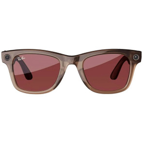 Смарт-очки Ray-Ban Meta Wayfarer Standard Clear/Watermelon Red Transitions (RW4006 6705P5 50-22)