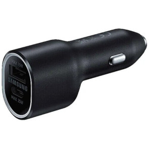 Автомобильное зарядное устройство Samsung Car Charger USB+USB-C Super Fast 25W+15W Black (EP-L4020NBEG)