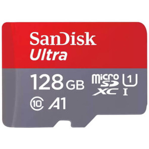 Карта памяти SanDisk Ultra UHS-I A1 Micro SDXC 128GB with adapter (SDSQUAB-128G-GN6MA)