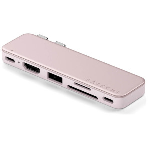 Хаб Satechi USB-C Snap Hub Multiport Adapter Blush (ST-HUSNP)