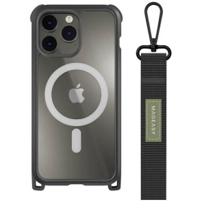 Чехол Switcheasy Odyssey M Strap Leather Black For iPhone 15 Pro Max (MPH57P173EA23)