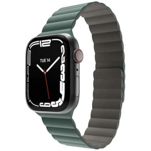 Ремешок Switcheasy Skin Silicone Magnetic Watch Band for Apple Watch 42/44/45/49mm Pine Green (MAW245078PG22