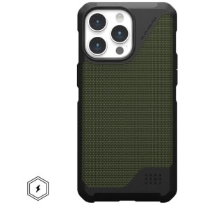 Чехол-накладка UAG for iPhone 15 Pro Max Metropolis LT Magsafe Kevlar Olive (114297113972)
