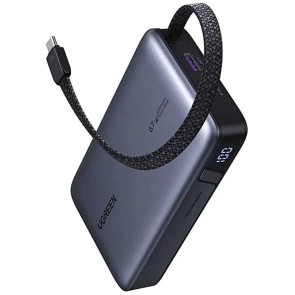 Внешний аккумулятор UGREEN PB550 20000mAh 67W Gray (55996B)