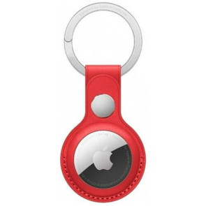 Чехол WIWU Leather Key Ring for AirTag Red