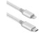 Кабель Moshi Integra™ USB-C Cable with Lightning Connector 1.2 m Jet Silver (99MO084105)