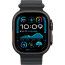 Apple Watch Ultra 3 Black Titanium Case with Black Ocean Band (MF0J4)