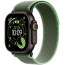 Apple Watch Ultra 3 Black Titanium Case with Green/Neon Trail Loop M/L (MF254+MG9P4)
