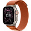 Apple Watch Ultra 3 Natural Titanium Case with Terra Cotta Alpine Loop Large (MF1V4/MFTD4)