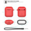 Чехол для наушников AhaStyle Silicone Case for AirPods with Belt Red (X001M5BDQX)