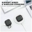 Чехол AhaStyle Transparent TPU Case for Airpods 4 Black with Cleaning Pen Kit (CP-WG164-CBK)