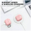 Чехол AhaStyle Transparent TPU Case for Airpods 4 Pink with Cleaning Pen Kit (CP-WG164-CPK)
