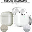 Чехол AhaStyle Transparent TPU Case for Airpods 4 Glitter with Cleaning Pen Kit (CP-WG164-CGR)