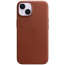 Чехол-накладка Apple iPhone 14 Leather Case with MagSafe Umber (MPP73)