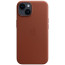 Чехол-накладка Apple iPhone 14 Leather Case with MagSafe Umber (MPP73)