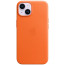 Чехол-накладка Apple iPhone 14 Leather Case with MagSafe Orange (MPP83)