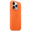 Чехол-накладка Apple iPhone 14 Pro Max Leather Case with MagSafe Orange (MPPR3)