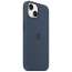Чехол-накладка Apple iPhone 14 Silicone Case with MagSafe Storm Blue (MPRV3)
