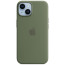 Чехол-накладка Apple iPhone 14 Silicone Case with MagSafe Olive (MQU83)