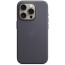 Чехол-накладка Apple iPhone 15 Pro FineWoven Case with MagSafe Black (MT4H3)