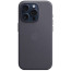 Чехол-накладка Apple iPhone 15 Pro Max FineWoven Case with MagSafe Black (MT4V3)