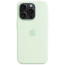 Чехол-накладка Apple iPhone 15 Pro Silicone Case with MagSafe Soft Mint (MWNL3)