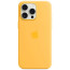 Чехол-накладка Apple iPhone 15 Pro Max Silicone Case with MagSafe Sunshine (MWNP3)