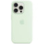 Чехол-накладка Apple iPhone 15 Pro Max Silicone Case with MagSafe Soft Mint (MWNQ3)