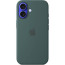Чехол Apple iPhone 16 Silicone Case with MagSafe Lake Green (MYY83)