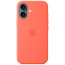 Чехол-накладка Apple iPhone 16 Silicone Case with MagSafe Tangerine (MDGN4)