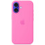 Чехол-накладка Apple iPhone 16 Silicone Case with MagSafe Peony (MDGM4)