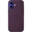 Чехол-накладка Apple iPhone 16 Silicone Case with MagSafe Plum (MYY43)