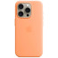 Чехол-накладка Apple iPhone 15 Pro Max Silicone Case with MagSafe Orange Sorbet (MT1W3)