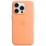 Чехол-накладка Apple iPhone 15 Pro Silicone Case with MagSafe Orange Sorbet (MT1H3)