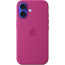 Чехол-накладка Apple iPhone 16 Silicone Case with MagSafe Fuchsia (MYY53)