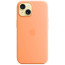 Чехол-накладка Apple iPhone 15 Plus Silicone Case with MagSafe Orange Sorbet (MT173)