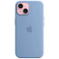 Чехол-накладка Apple iPhone 15 Silicone Case with MagSafe Winter Blue (MT0Y3)