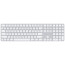 Клавиатура Apple Magic Keyboard with Touch ID and Numeric Keypad for Mac with Apple silicon USB-C White Keys 2024 (MXK73)