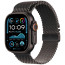 Ремешок Apple Watch 44/45/46/49mm Black Titanium Milanese Loop Small (MXKF3)