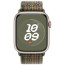 Ремешок Apple Watch 45/49/44/42mm Sequoia/Orange Nike Sport Loop (MTL63)