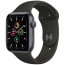 б/у Apple WATCH SE 44mm Space Gray Aluminium Case with Black Sport Band (MYDT2) (Среднее состояние)