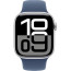Apple WATCH Series 10 GPS + Cellular 42mm Silver Aluminium Case with Denim Sport Band M/L (MWX43)