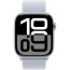 Apple Watch Series 10 42mm Silver Aluminium Case with Blue Cloud Sport Loop (MWWD3)