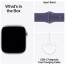Apple Watch Series 11 GPS + Cellular 42mm Silver Aluminium Case with Purple Fog Sport Band S/M (MF8H4)