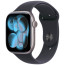 Apple Watch Series 11 GPS + Cellular 46mm Space Gray Aluminium Case with Black Sport Band S/M (MFC94)