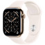 Apple Watch Series 11 42mm Gold Titanium Case with Light Blush Sport Band M/L (MF8X4)